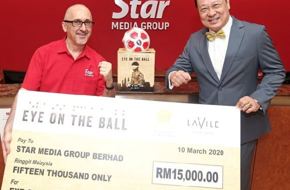 Orando pledges RM 15,000 for Eye On The Ball docu-film hoping that more people will be inspired