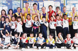 REACHING OUT TO NEEDY KIDS